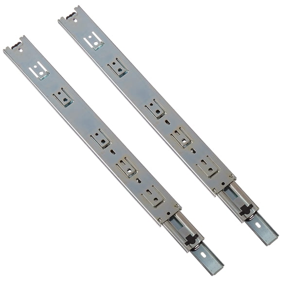 Par de cajones Knape & Vogt TT100P 400, zinc, 40,6 cm