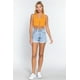 thumbnail image 5 of Top De Punto Tipo Suéter Con Cuello Halter Fruncido, 5 of 5