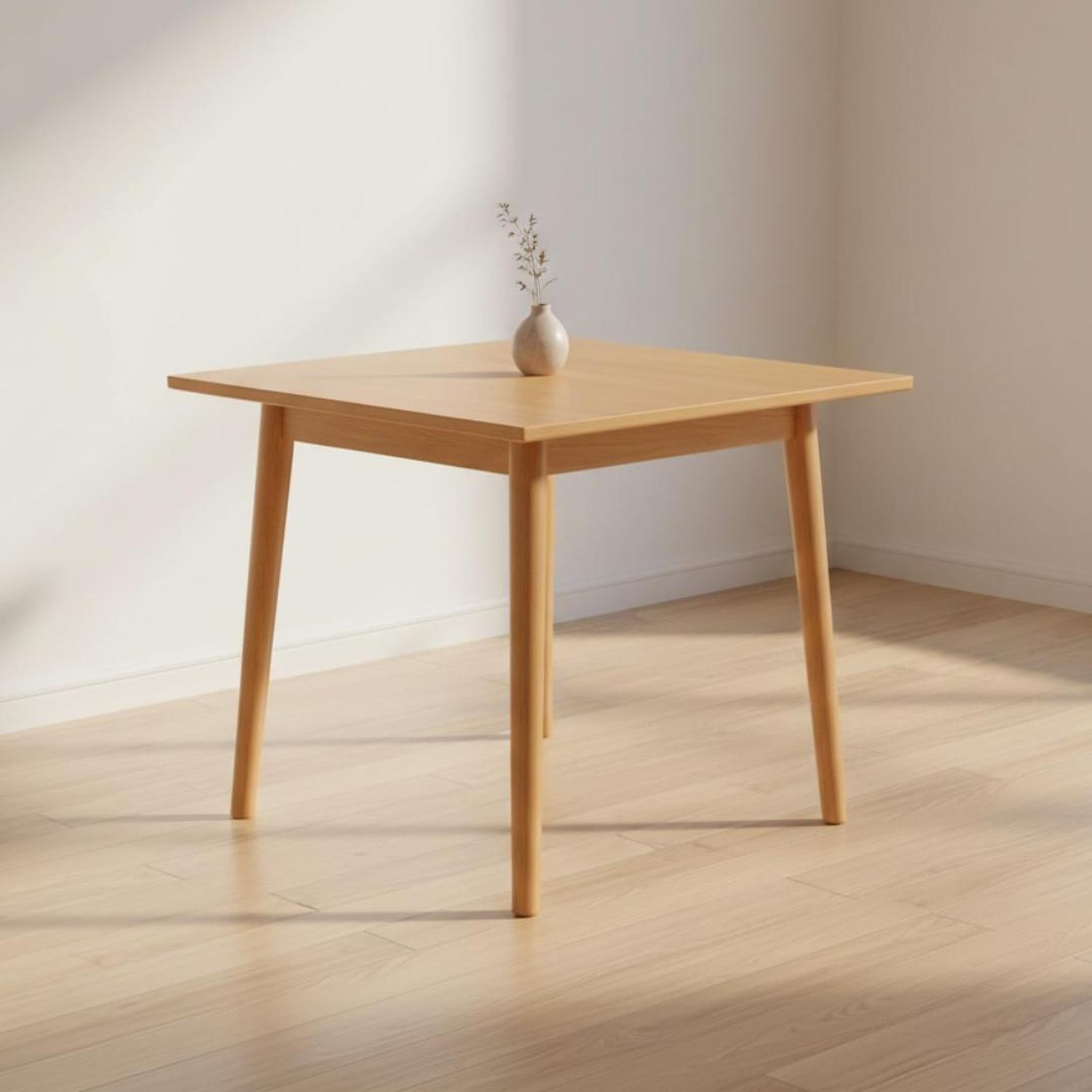 Pandalino - Mesa Cuadrada Cosmo 70x70 Cm | Madera Natural