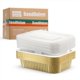 thumbnail image 1 of Molde para Hornear BondOnLum de Papel de Aluminio 28x20cm Paquete de 15, 1 of 9