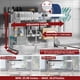 thumbnail image 2 of Estante para secar platos sobre el fregadero VNKZI de acero inoxidable, 2 niveles, 2 of 6