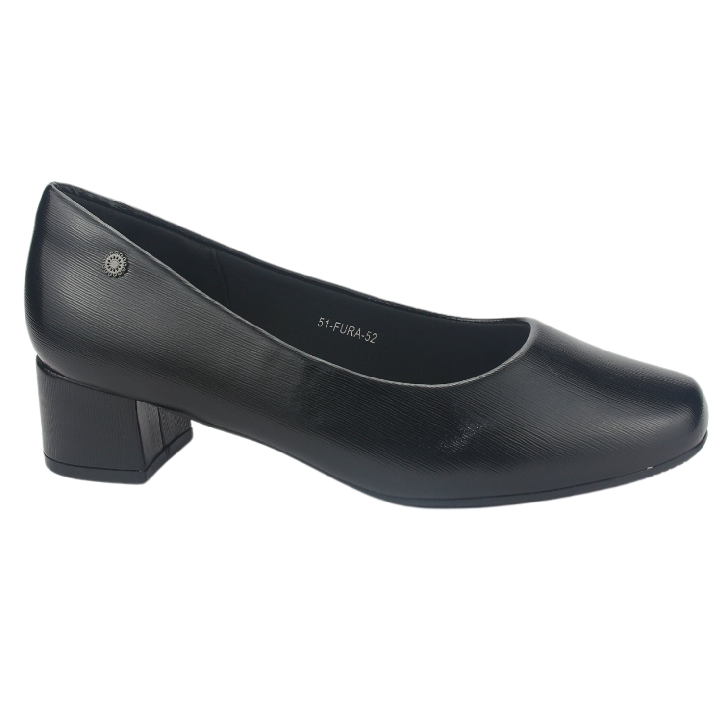 Zapato Chalada Mujer Fura-52 Negro Casual