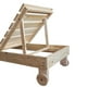 thumbnail image 3 of REPOSERAS PACK-2 TAPIZ MOSTAZA + MESA EN MADERA NATURAL, 3 of 4