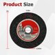thumbnail image 4 of Disco de Corte findmall 10 cm .040" 5/8" Paquete de 25, 4 of 7