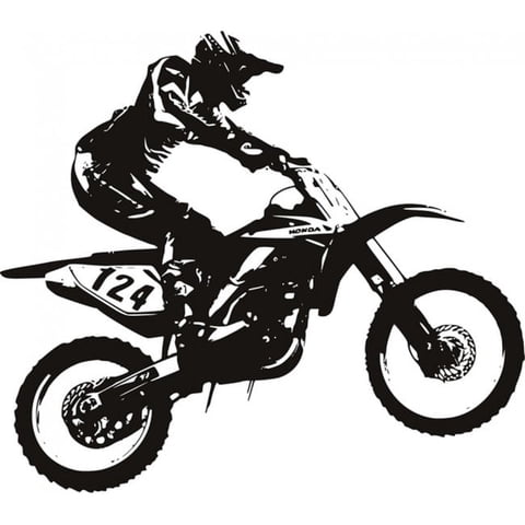 Rienda Libre Graphics - Decomural Dirt Bike Motocross Motorbike Ws-18684