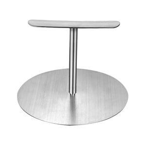 Bothyi - Prensa De Hamburguesas De Acero Inoxidable, Trituradora Redonda De Fondo Plano Para El Hogar, Diámetro De 12Cm