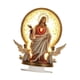 thumbnail image 5 of 2d Jesús Decoración de figura santa adorno de escritorio plano Decoración de casas religiosas para el hogar para el escritorio del escritorio salón de Jesús y 2 ángeles, 5 of 5