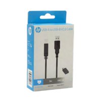 Hp - Cable De Impresora Usb Con Adaptador Otg Usb C 2Mt Negro