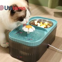 Line - Fuente De Agua Bebedero 2 En 1 Eléctrico Para Gatos 3 Litros
