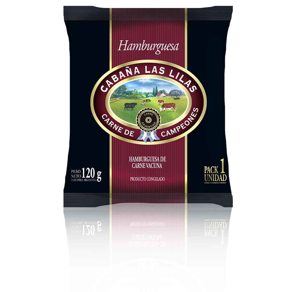 Hamburguesa De Vacuno 120 g Cabaña Las Lilas