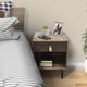thumbnail image 2 of Velador Top Living Moon Black Con Cajón y Estante Negro, 2 of 9