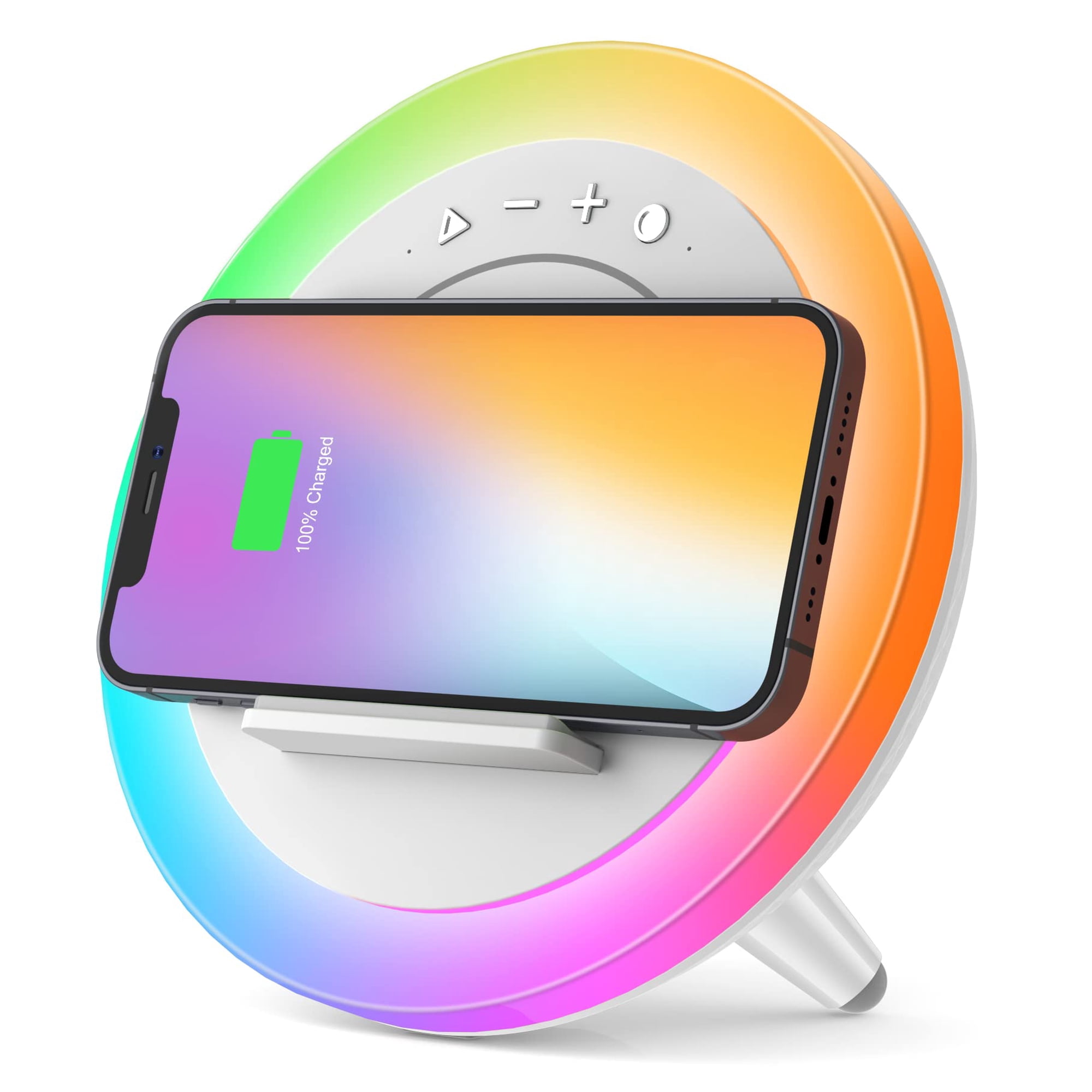 Altavoz Bluetooth Swarmir Con Luces, Carga Inalámbrica