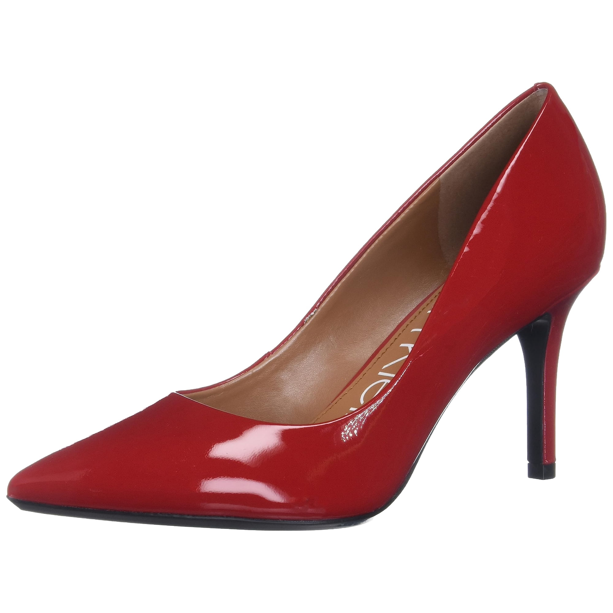 Zapato De Tacón Calvin Klein Gayle Rojo Carmesí 6.5 Tacón 10 Cm