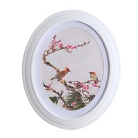 Bothyi - Marco De Fotos De Madera Marco De Fotos De Madera, Decoraciones De Montaje En Pared Blanco