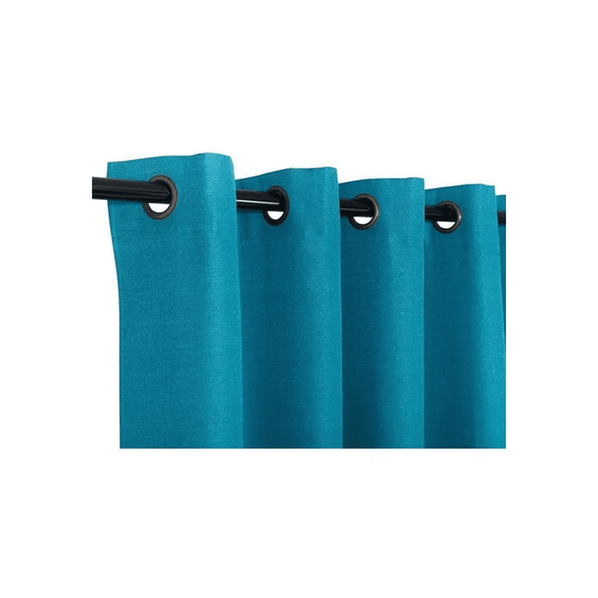 Genérico - Set Cortina Blackout Térmico 140x220 Cm, Color Turquesa