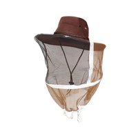Magideal - Gorro De Apicultor Con Velo Y Capucha De Malla, Gorro De Apicultor A Prueba De Picaduras Con Red, Sombrero De Vaquero Para Jardinería, Equipo De Pesca
