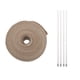 thumbnail image 2 of 2 "32Ft Fiberglass Manifold Header Exhaust Heat Tape Wrap Ties Beige, 2 of 3