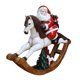 thumbnail image 5 of Santa Claus Figurines Christmas Home Resin Adornos Ride Un Caballo, 5 of 5