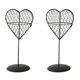 thumbnail image 3 of 2 Unids De Hierro Alambre En Forma De Corazón Soporte Suculento Macero De Pie Plantador De Plantas, 3 of 5