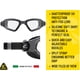 thumbnail image 4 of Gafas de natación Cressi Clear Eyes con lentes antivaho negras y rojas, 4 of 8