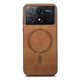 thumbnail image 1 of Magnetic Slim Case for Xiaomi Poco X6 Pro 5G with Camera Guard & Anti-Scratch Back Brown, 1 of 6