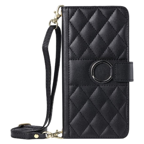 Funda tipo billetera FOXDOCK para Xiaomi 14T Pro – Tapa abatible con correa para mujer