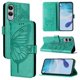thumbnail image 5 of Funda cartera mariposa para Samsung Galaxy S25 Edge con soporte y ranuras para tarjetas Verde, 5 of 5