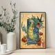 thumbnail image 1 of 1 Pc Vintage Anime Poster, Sea Wave Taiji Fish Dragon Canvas Painting, Japanese Style, Wall Art, For Kitchen Room Decor, 1 of 3
