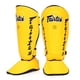 thumbnail image 1 of Espinilleras Fairtex SP7 Muay Thai para hombres, mujeres y niños, amarillas, 1 of 6