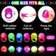 thumbnail image 3 of Anillos de iluminación CCINEE, LED parpadeantes, goma, goma, gelatina, 28 unidades, 3 of 7