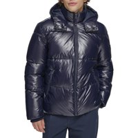 Chaqueta Tommy Hilfiger Shiny Quilted Puffer Navy Para Hombre