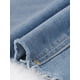 thumbnail image 5 of INSPIRE CHIC Falda Maxi Casual de Mezclilla para Mujeres de Cintura Alta con Panel Acampanado Larga en Azul Claro, 5 of 6