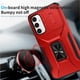 thumbnail image 3 of Funda Armada para Samsung Galaxy A34 5G con Tapa Deslizante y Soporte Magnético Giratorio Rojo, 3 of 5