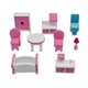 thumbnail image 4 of Juguete Casa De Muñecas Con Accesorios 70x62x27cm Rosado, 4 of 5