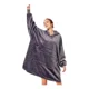 thumbnail image 3 of Maxi Poleron Sherpa Bata Manta Capucha. Frazada Invierno, 3 of 3