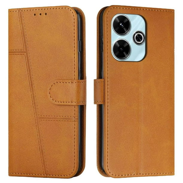 Funda Flip Para Xiaomi Poco M6 4g – Carcasa Delgada Y Resistente A Impactos Con Soporte Para Uso Diario Y Profesional