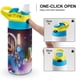 thumbnail image 4 of Rock Dog Botella de Agua con Tapa Pop Top de Un Toque, Acero Inoxidable, a Prueba de Fugas, para Deportes, Botella Infantil azul 12 oz, 4 of 6
