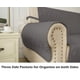 thumbnail image 3 of Funda para muebles Ameritex, impermeable y antideslizante, sillón reclinable, gris oscuro, 3 of 6