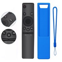 Control Remoto Universal Aaronmei Azul Con Funda Protectora Y Correa De Muñeca