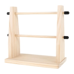 Magideal - Soporte De Madera Para Hilo De Crochet, Soporte Para Hilo De Coser, Organizador De Hilo Portátil Estable Que Ahorra Espacio Para Accesorios De Costura