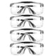 thumbnail image 1 of Gafas de seguridad HPYNPES, transparentes, antivaho, con especificaciones superiores a las especific, 1 of 4
