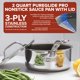 thumbnail image 2 of Cazo Viking PureGlide Pro Antiadherente 3 Capas 2L con Tapa, 2 of 7