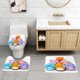 thumbnail image 2 of Juego de 3 Alfombras de Baño Squishmallows Fleece de Coral, 2 of 6