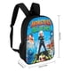thumbnail image 2 of Monstruos vs. Alienígenas-theme Backpack, Campus style schoolbag Bookbag with Adjustable Shoulder Straps And Large Zip Compartment, Unisex Travel Bags., 2 of 6