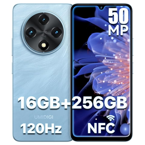 Celular Umidigi G100 Android 14 6.9'' 8Gb+256Gb 50Mp Azul