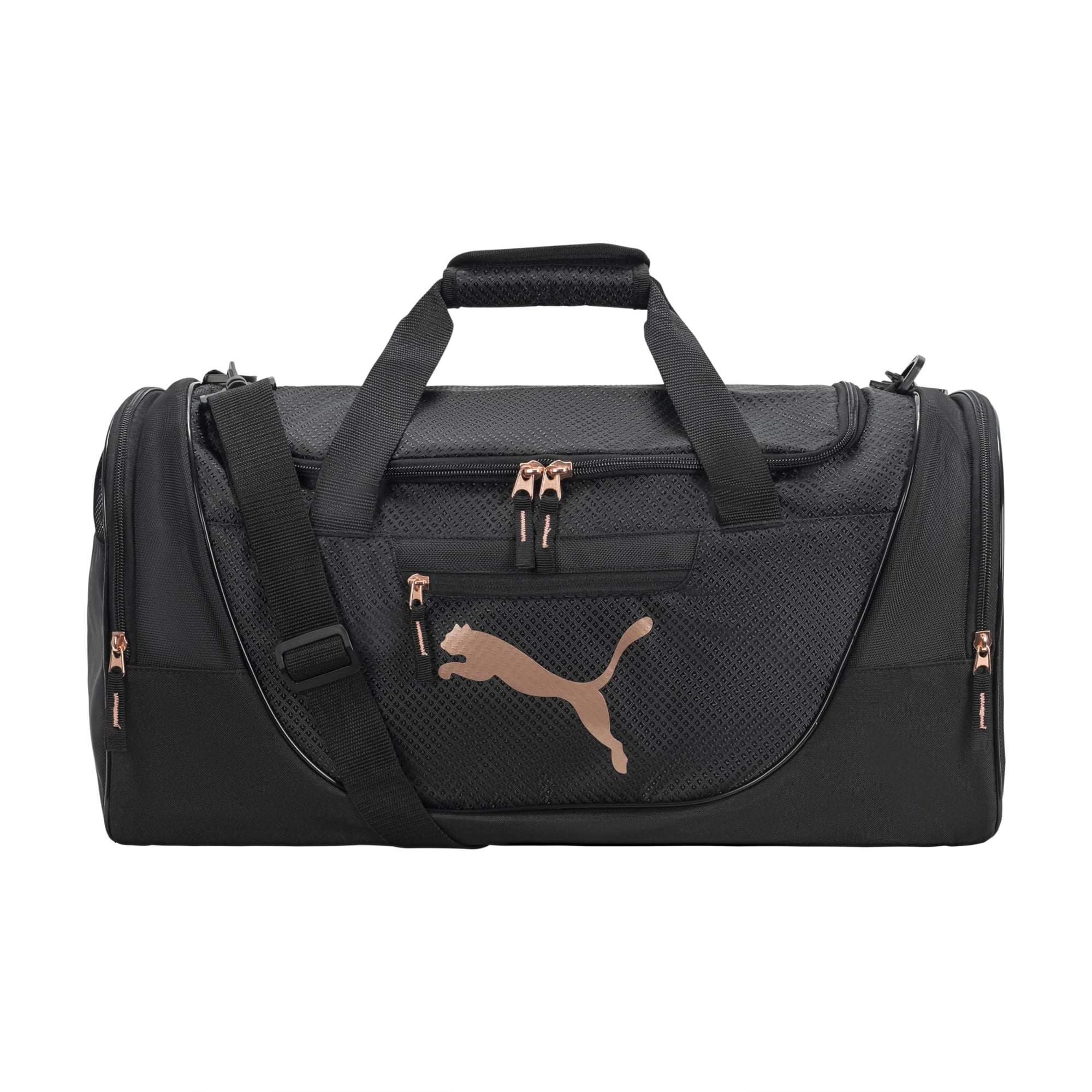 Bolsa De Viaje Puma Evercat Candidate Para Mujer En Negro/oro Rosa