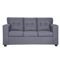 Colbox - Sofá New Blazer 3 Cuerpos Tela Gris Medio