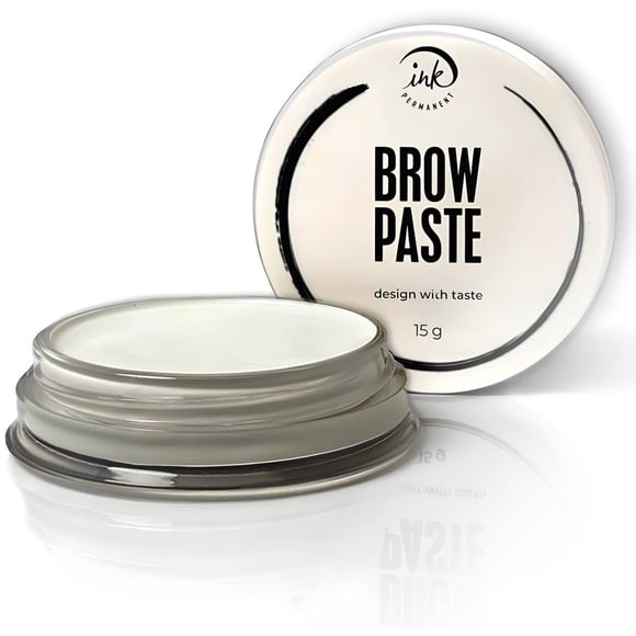 Pasta para mapear las cejas, tinta permanente, blanca, 15 ml