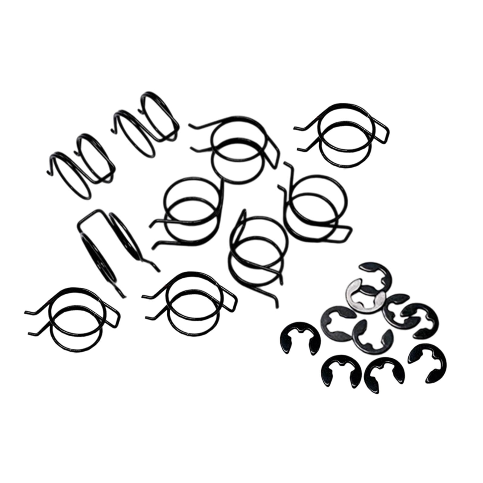 Magideal - 10 Piezas De Resorte De Torsión Doble Para Manija De Freno De Bicicleta Eléctrica, Resorte De De Freno Con Anillo De Retención Para Máquinas