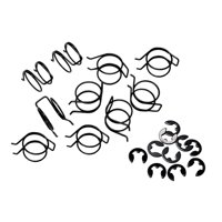 Magideal - 10 Piezas De Resorte De Torsión Doble Para Manija De Freno De Bicicleta Eléctrica, Resorte De De Freno Con Anillo De Retención Para Máquinas